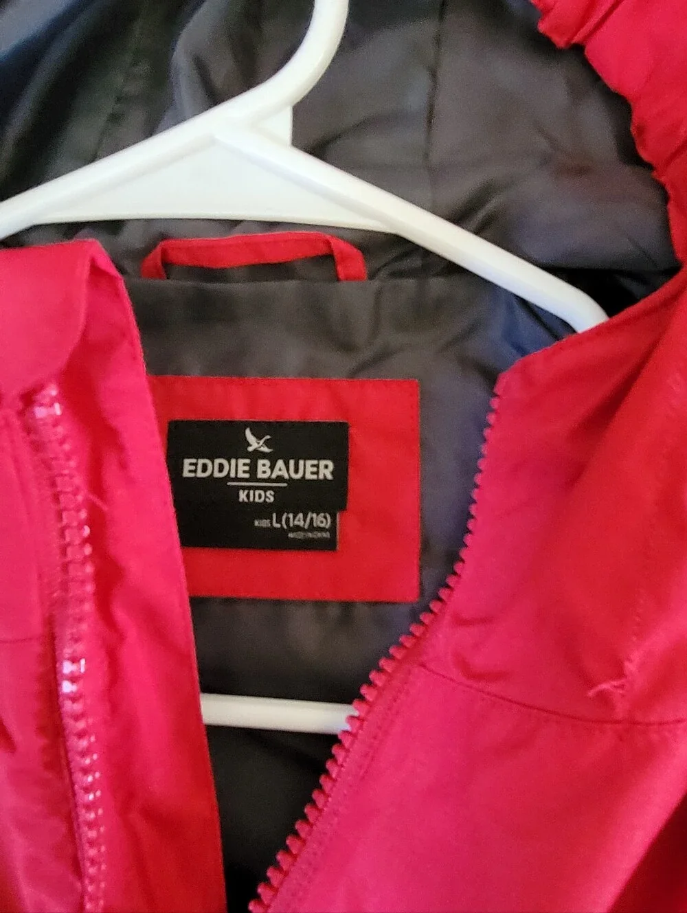 Eddie Bauer Kids 2-Piece Red and Gray Jacket Set